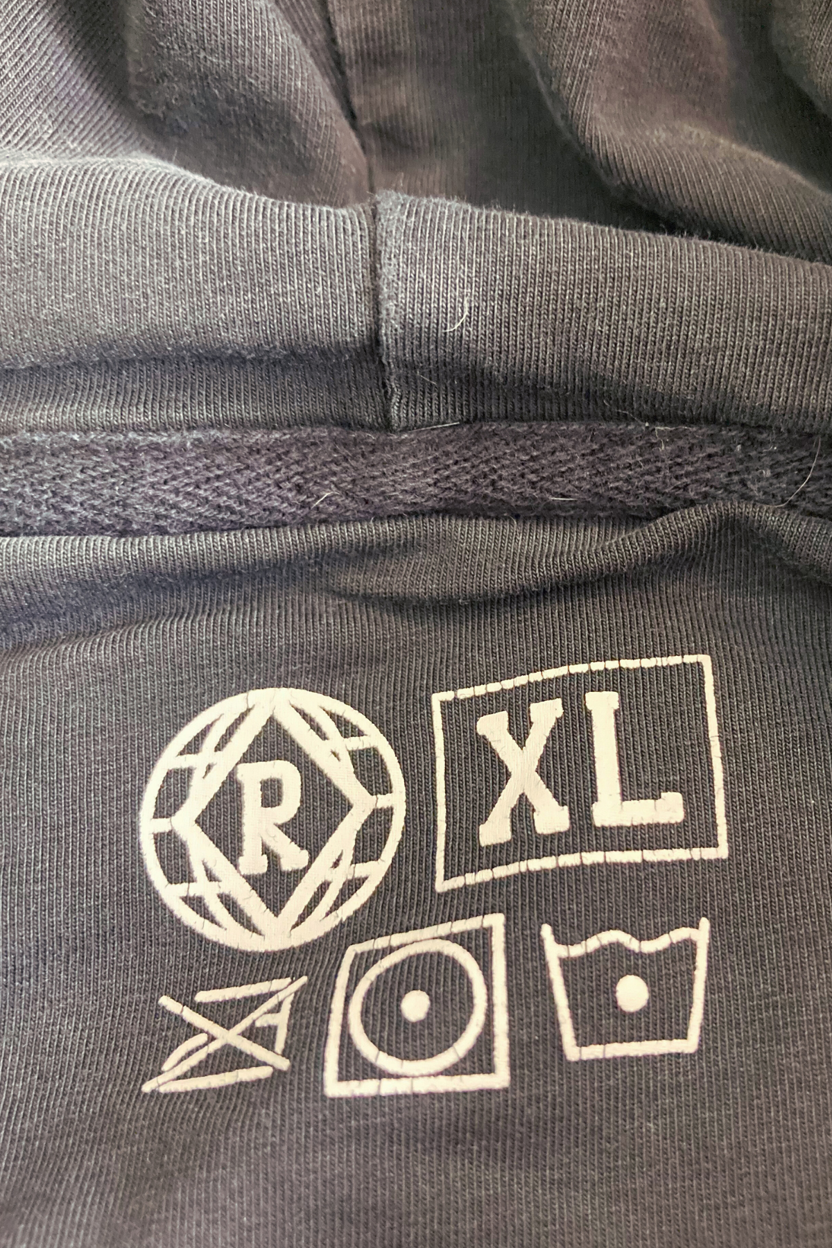 Thrifted Ritual Black Hoodie - Size XL
