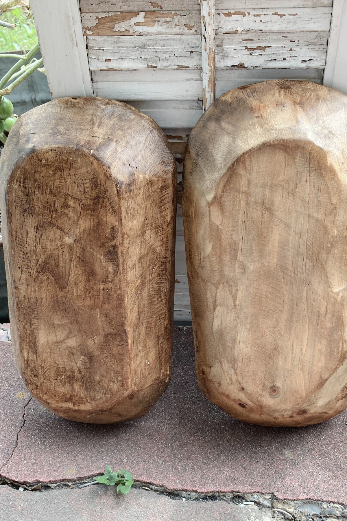Vintage Inspired Farmhouse Dough Bowls- Set of 2