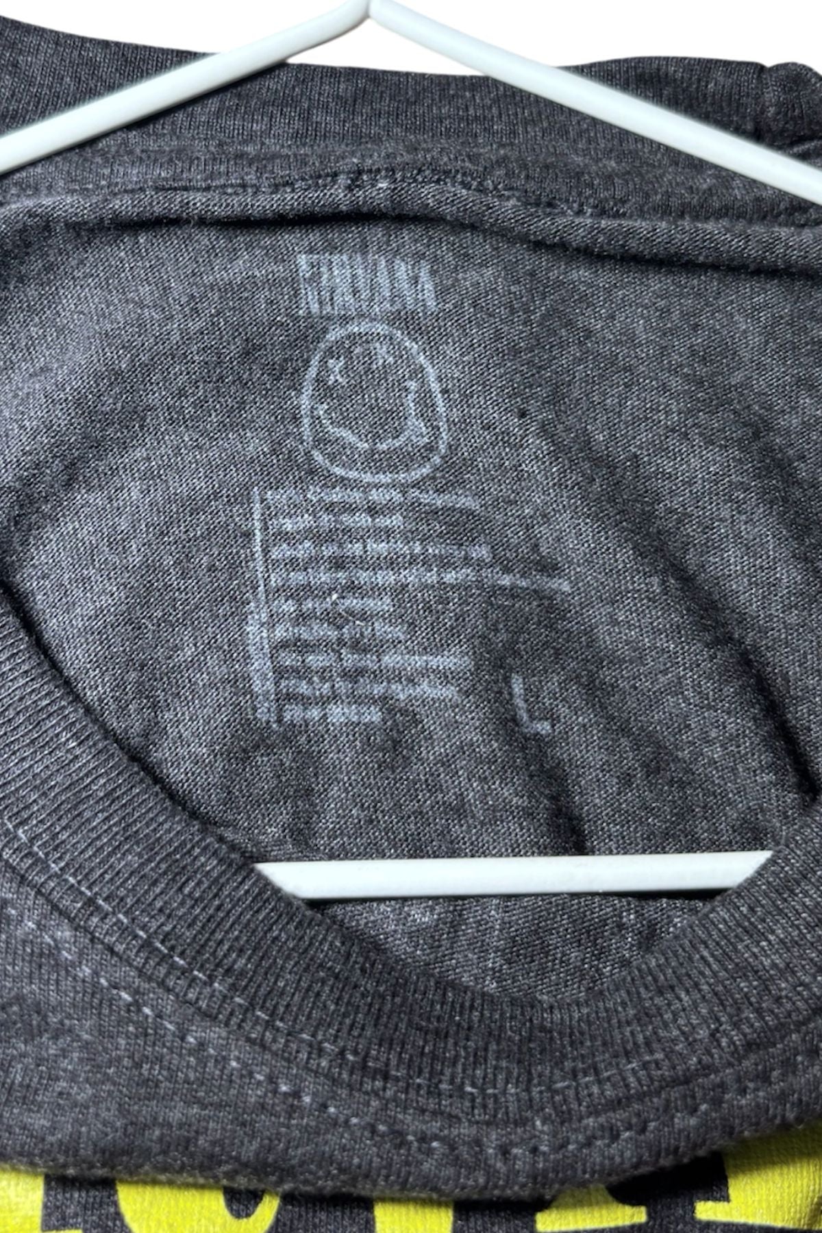 Thrifted Cropped Nirvana T-Shirt - Size Large