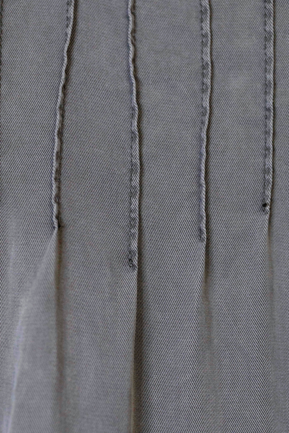 Thrifted Anthropologie Dark Gray Jenne Tiered Tunic Dress - Size XS