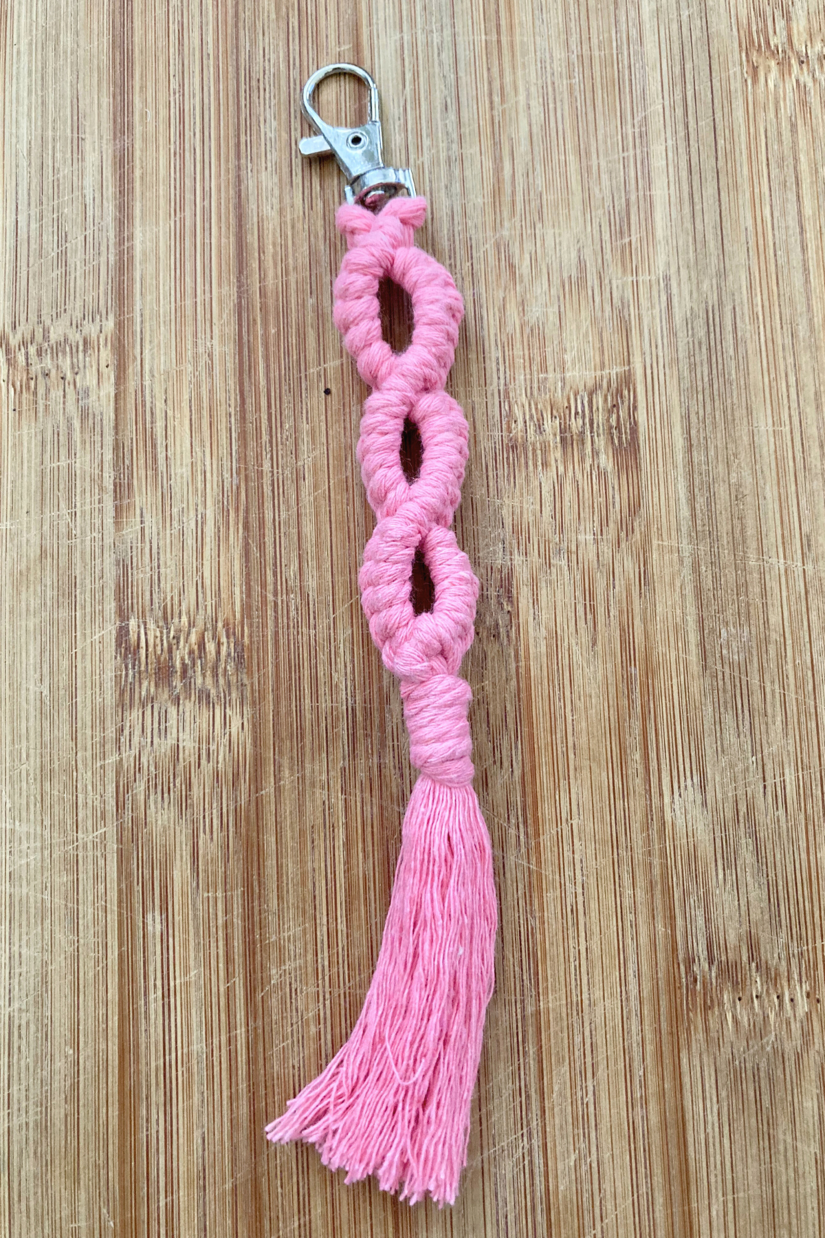 Handmade Boho Eternity Keychain