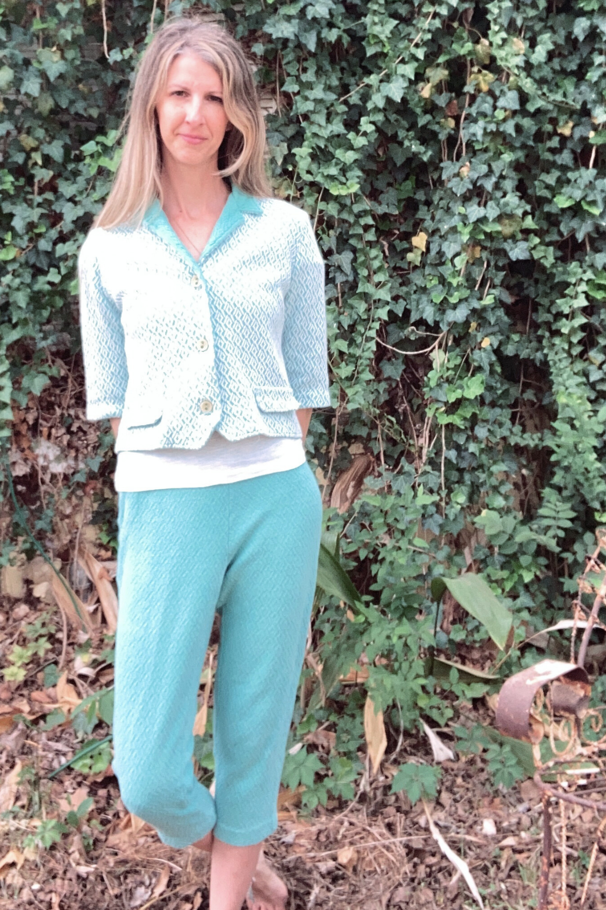Vintage Koret of California Mint Green 2 Piece Outfit