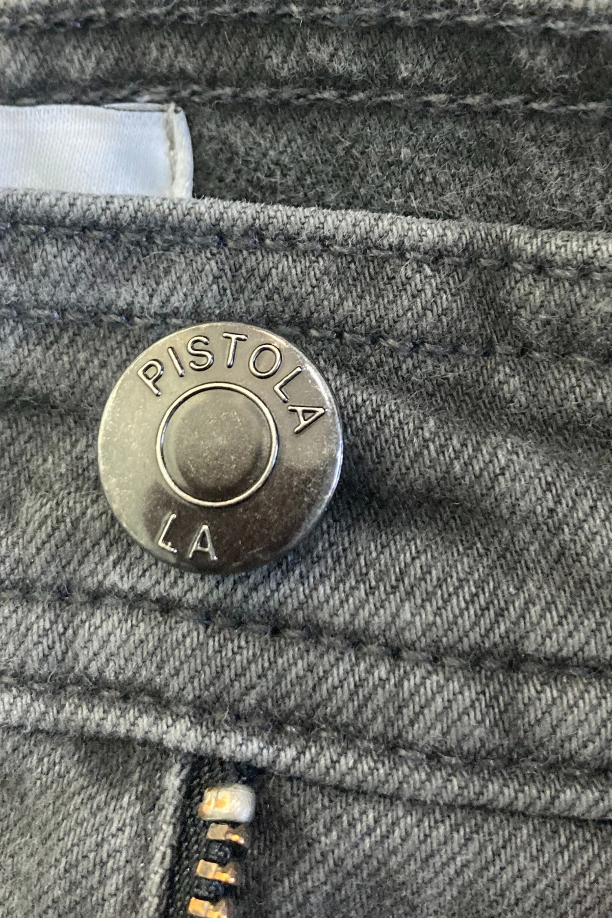 Thrifted PISTOLA Black Denim Jeans - Size 27