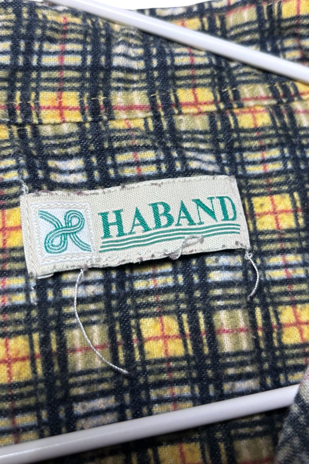 Vintage Haband Pearl-Snap Plaid Shirt