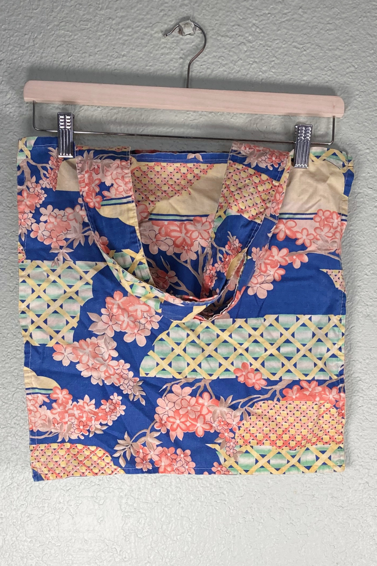 Vintage Handmade Cotton Tote