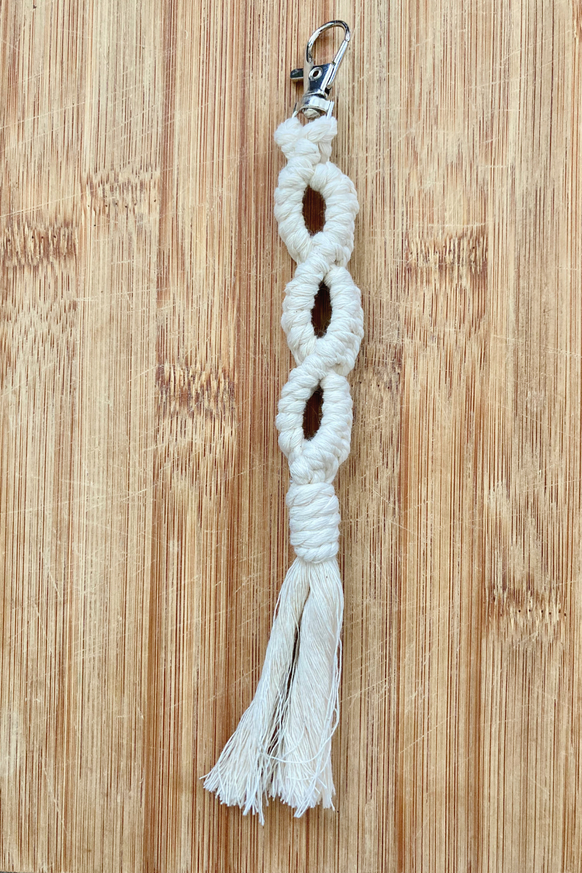 Handmade Boho Eternity Keychain