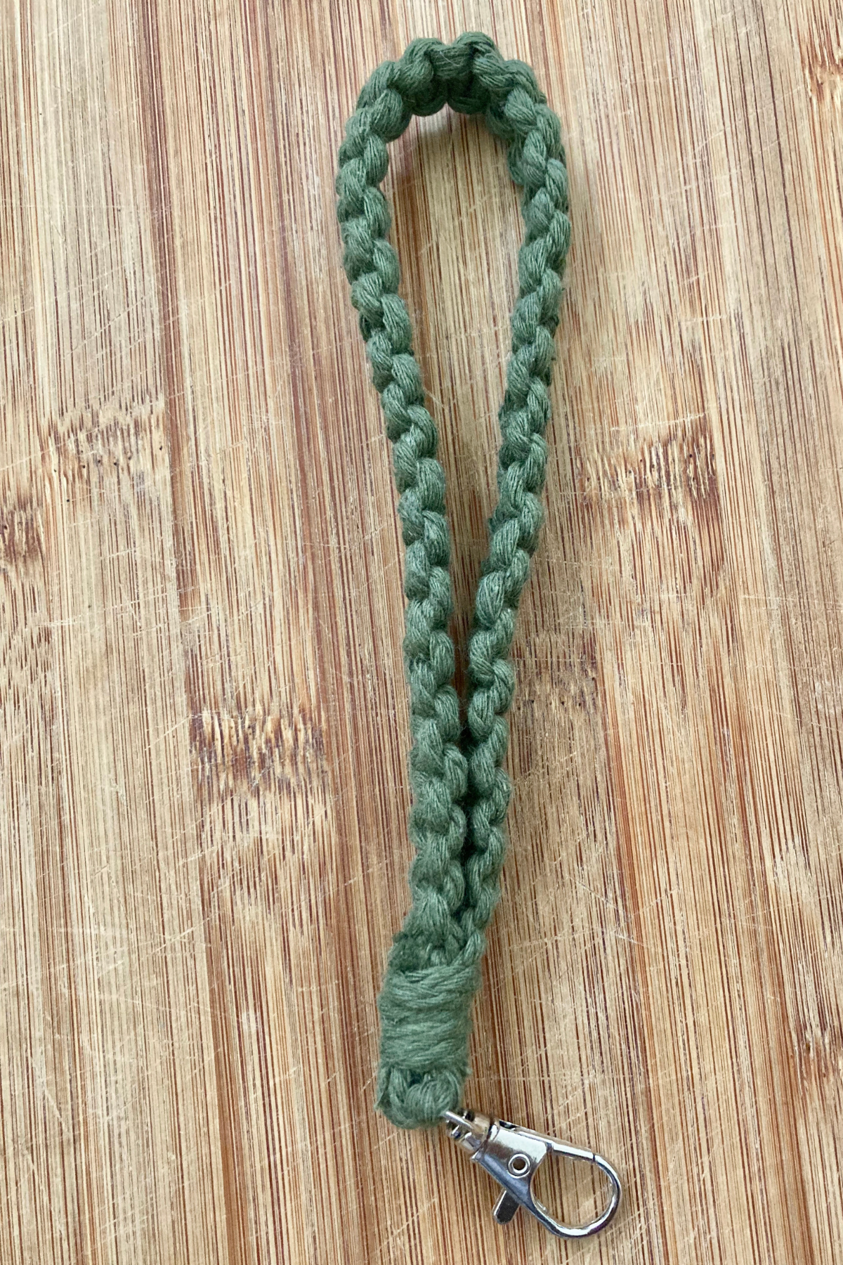 Handmade Boho Wristlet Keychain