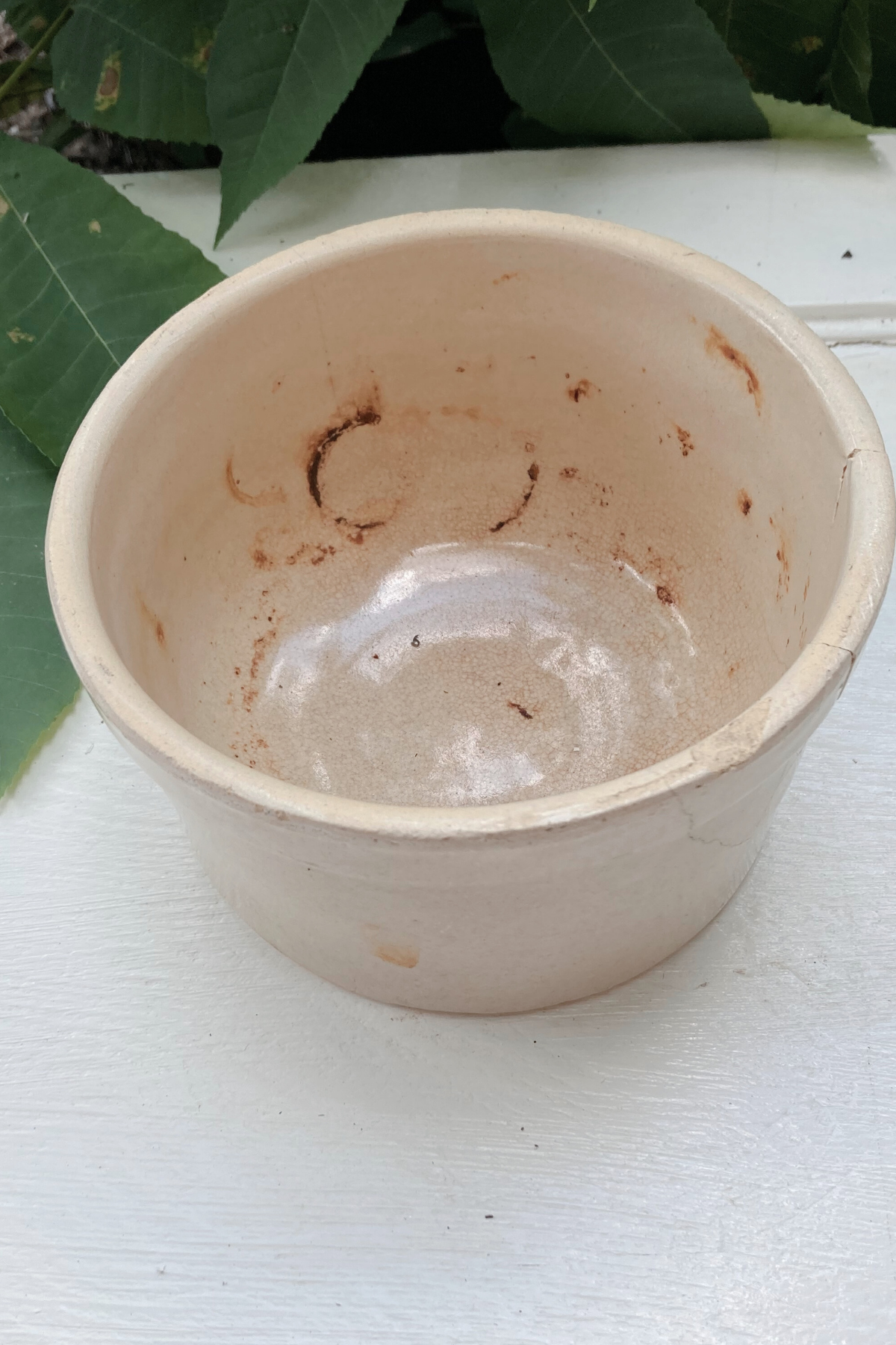 Vintage Crock Bowl