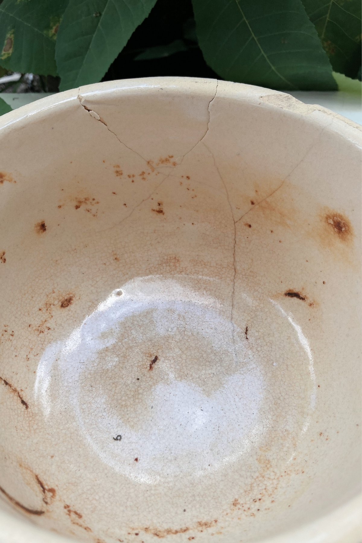 Vintage Crock Bowl