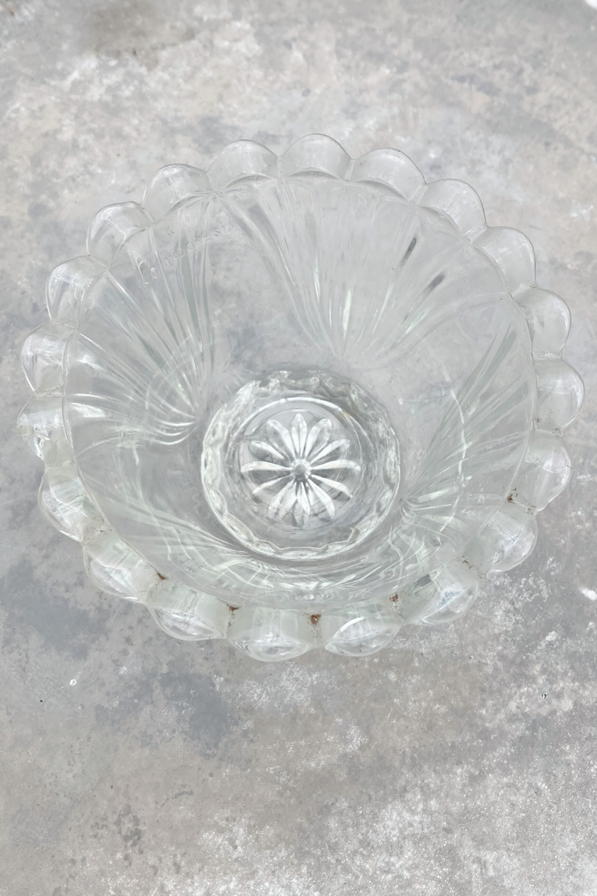 Vintage Glass Dessert Bowl by KIG Indonesia