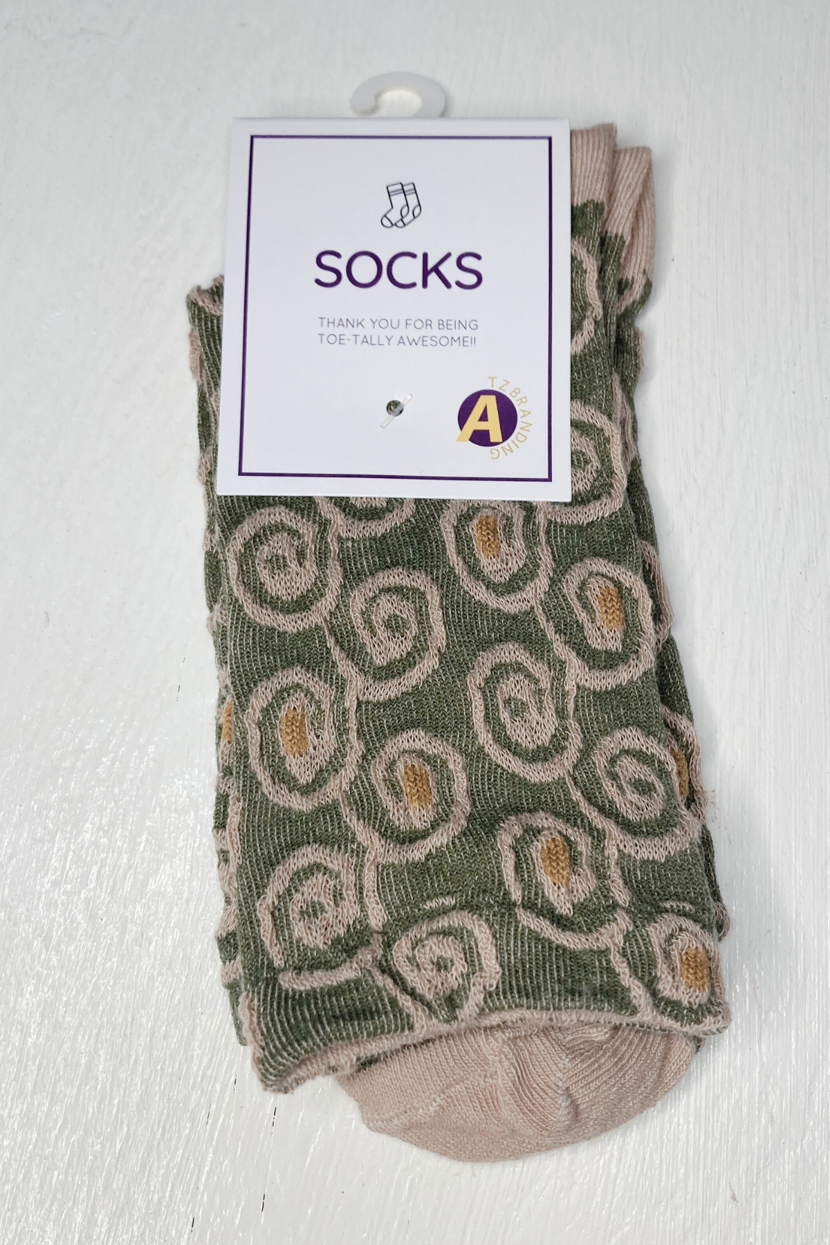 Rufia Floral Knit Vintage Style Socks