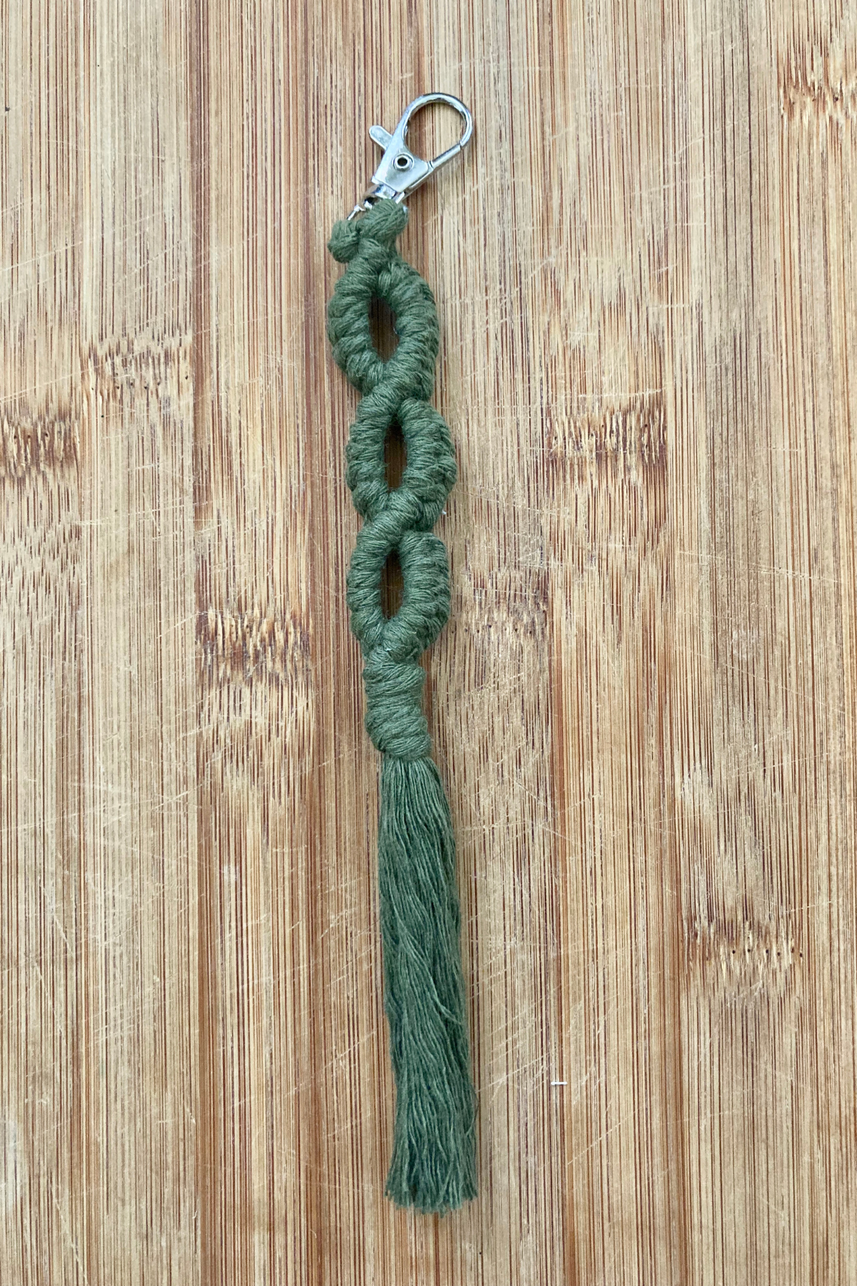 Handmade Boho Eternity Keychain