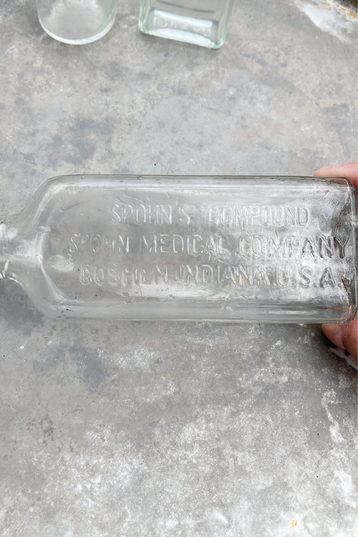 Vintage Lot of 14 Glass Unwashed Bottles