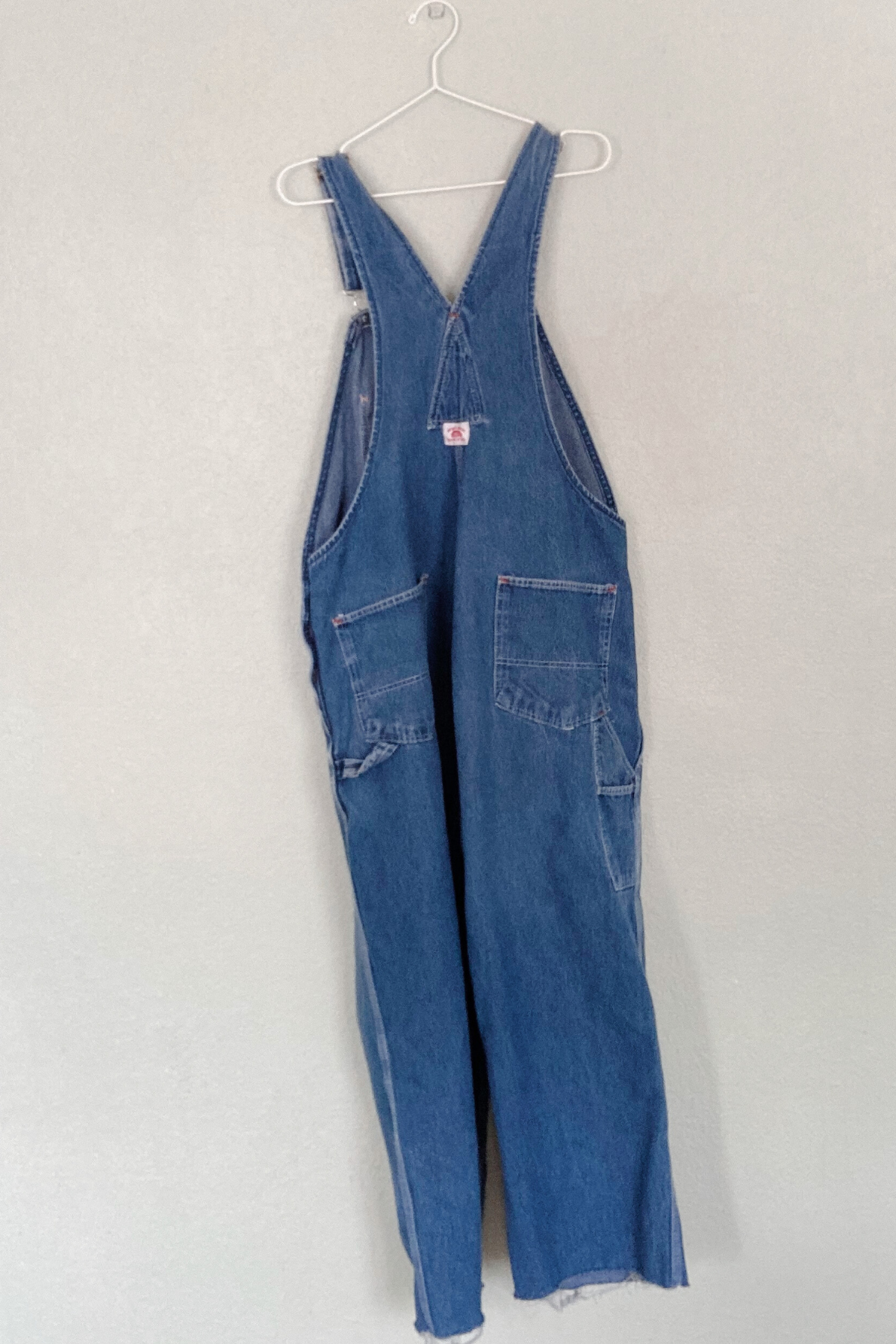 Vintage Round House Denim Overalls - Size 44