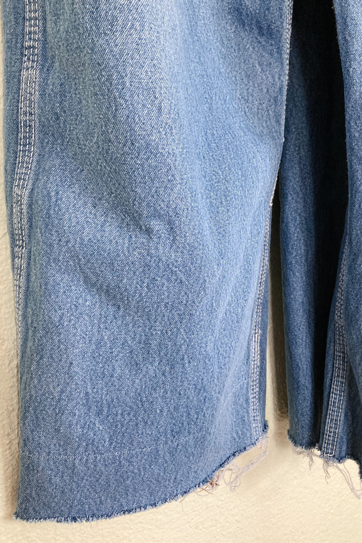 Vintage Round House Denim Overalls - Size 44