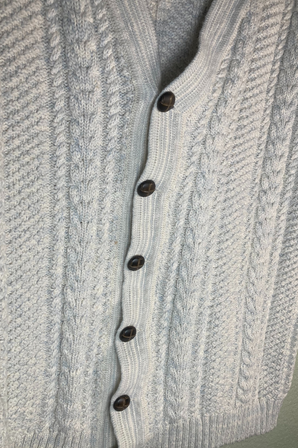 Vintage Cable Knit Sweater Vest