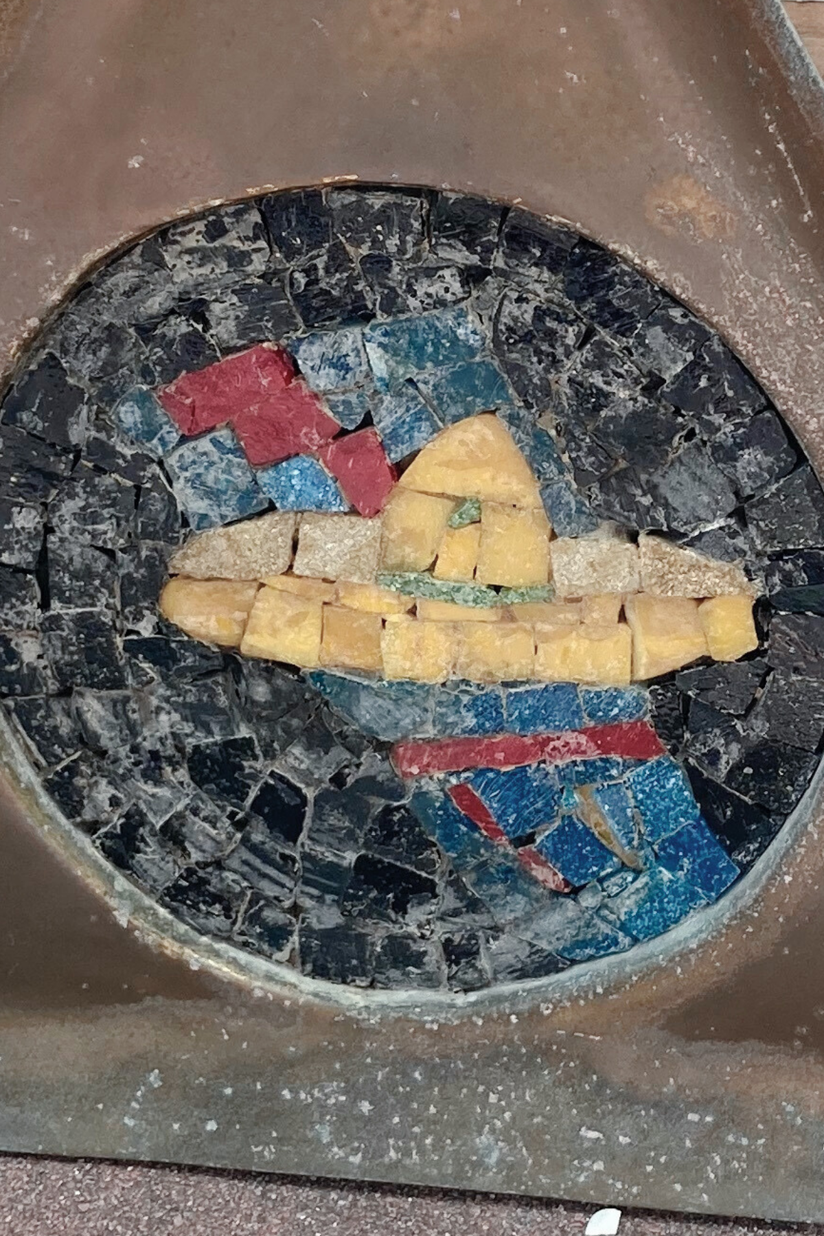 Triangular Mosaic Wall Art- Sombrero