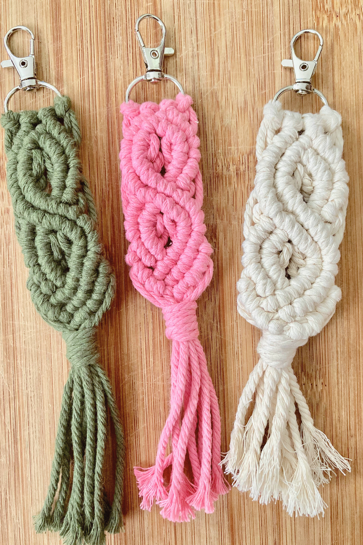 Handmade Boho Braided Keychain