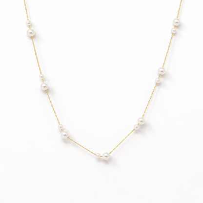 Lovely Dainty Pearl Necklace