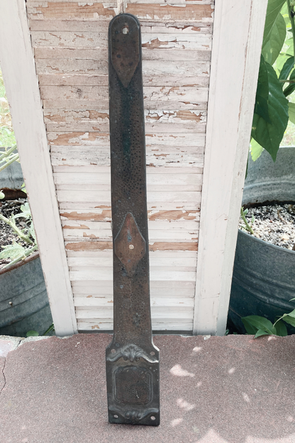 Antique Bronze Hammered Door Strap Hinge