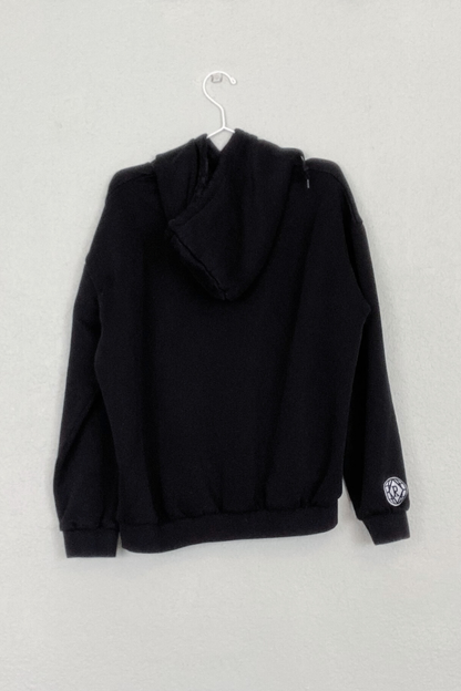 Thrifted Ritual Black Hoodie - Size XL
