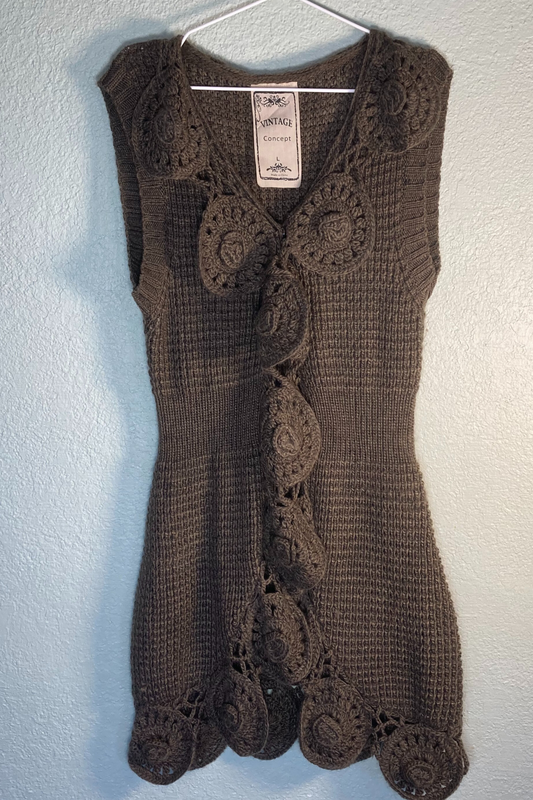 Thrifted Vintage Concept Sweater Vest - Size Large
