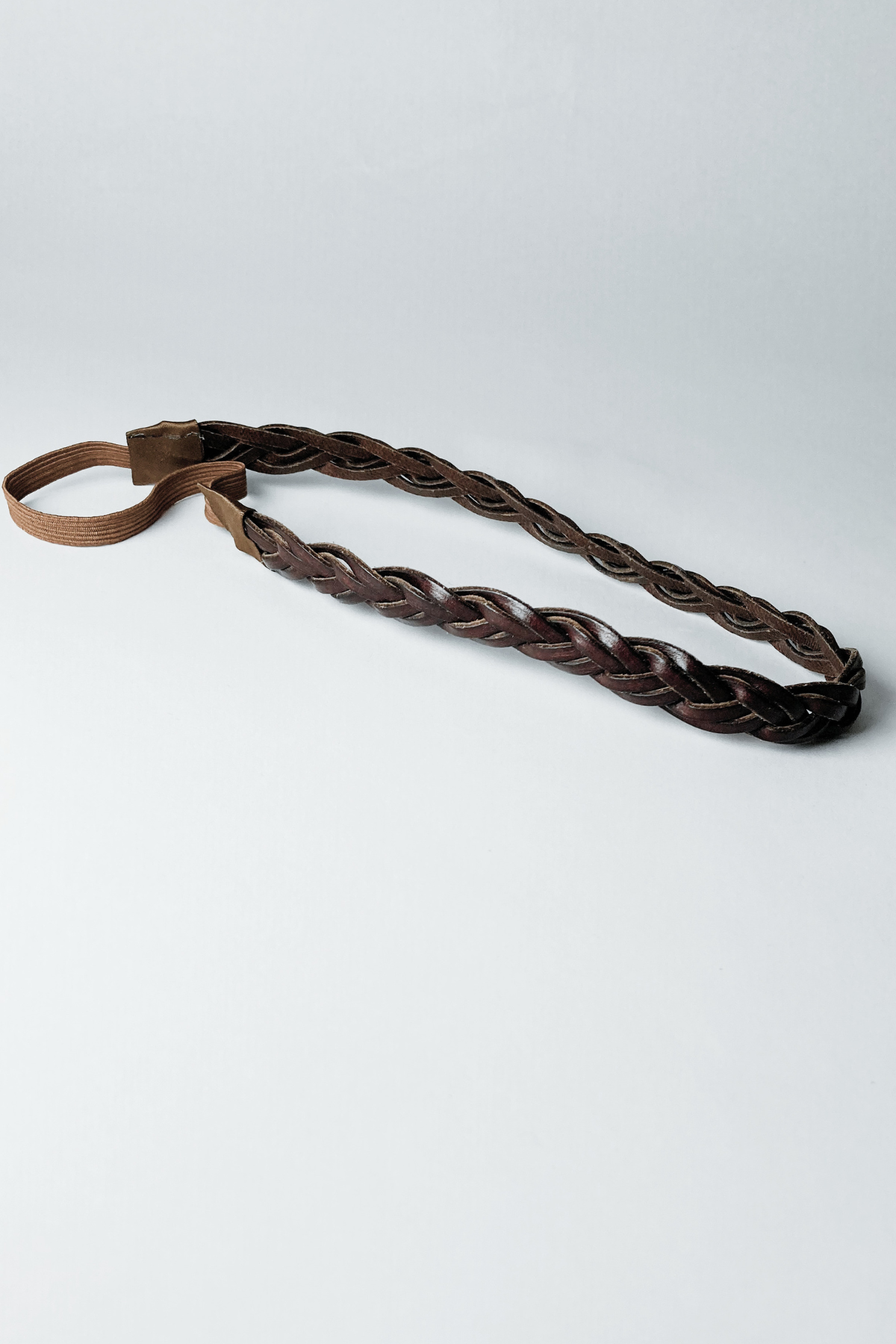 Thrifted Brown Braided Headband
