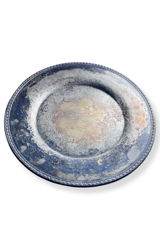 Vintage Silver-Plated Plate