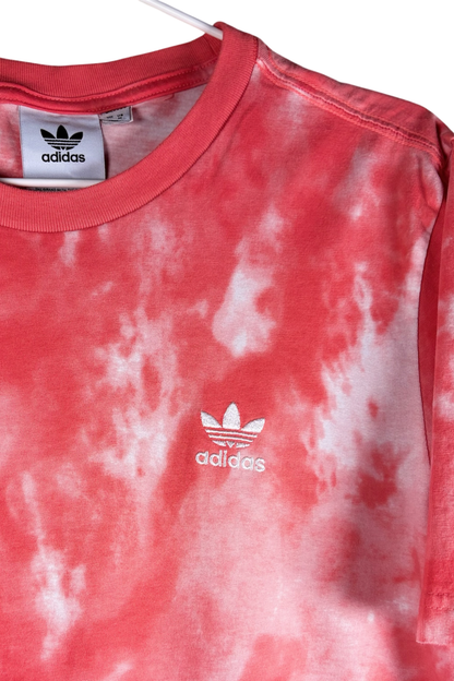Thrifted Tie-Dye Adidas T-shirt - Size Medium