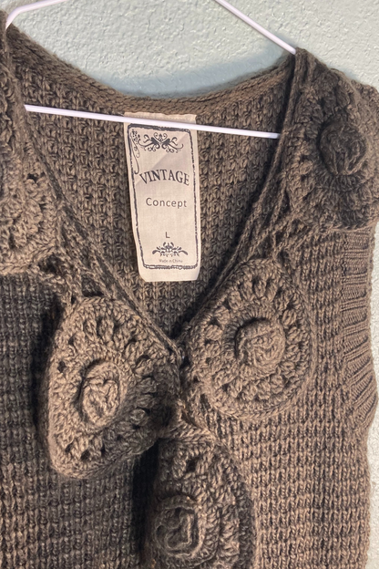 Thrifted Vintage Concept Sweater Vest - Size Large