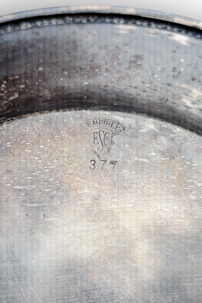 Vintage Silver-Plated Plate