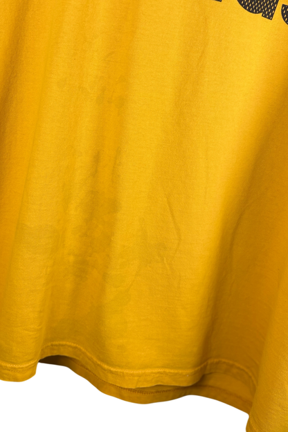 Thrifted Yellow Go-To Adidas T-shirt - Size Large