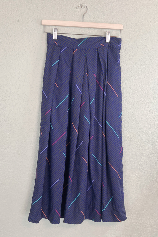 Vintage Alexander Julian Colours Skirt - Size 10