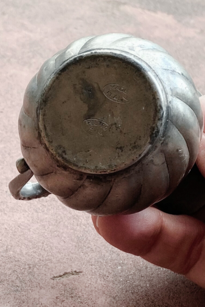 Vintage Mini-Sized Peltro Pewter Creamer