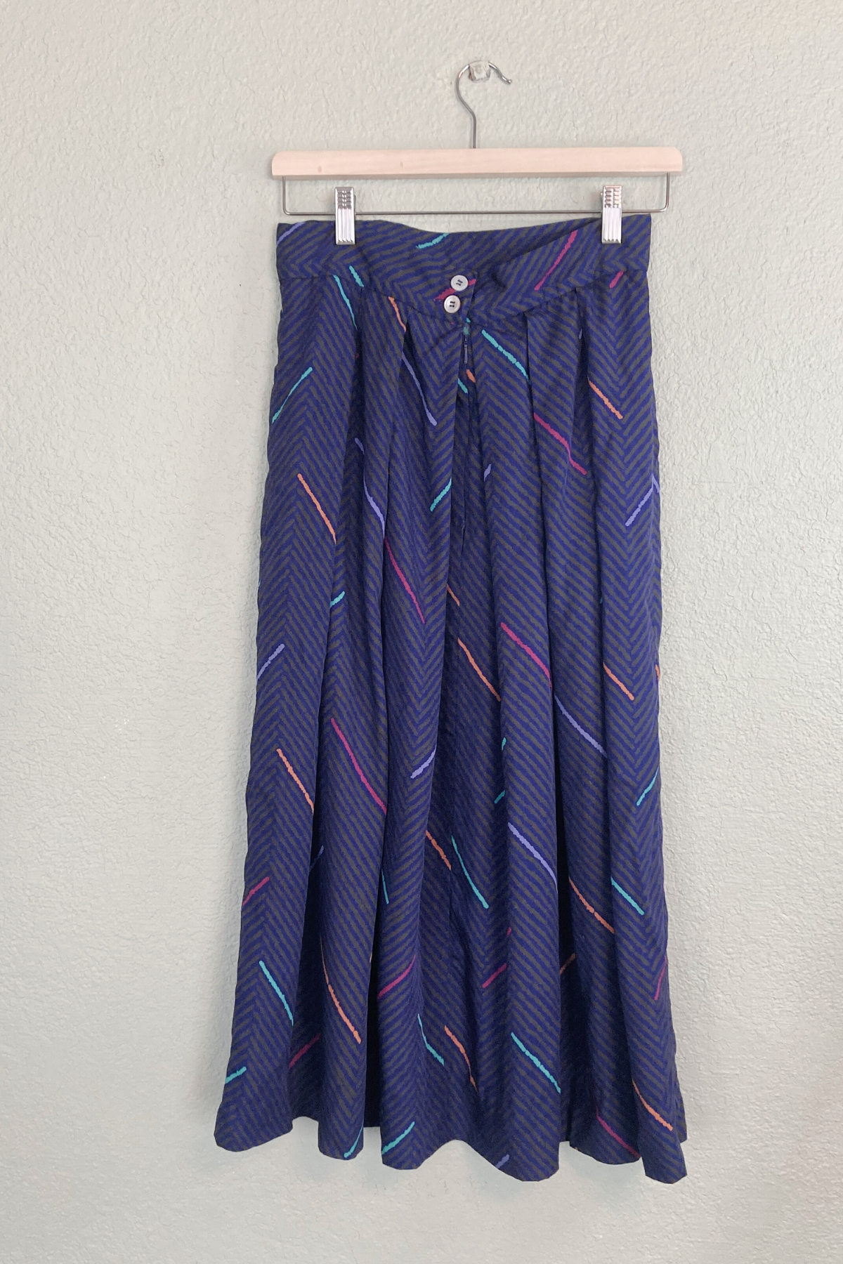 Vintage Alexander Julian Colours Skirt - Size 10