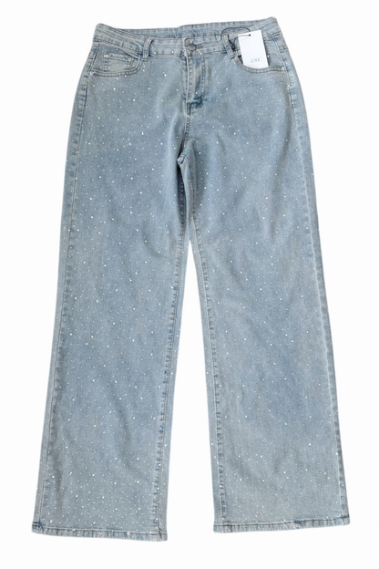 Thrifted NWT Diamond Studded Jeans - Size 2X