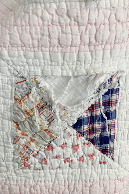 Vintage Handmade Quilt - 67.5" x 76"