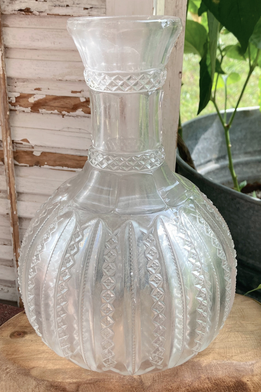 Antique Duncan & Miller Mardi Gras Decanter