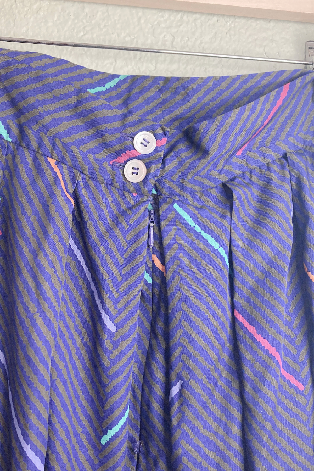 Vintage Alexander Julian Colours Skirt - Size 10