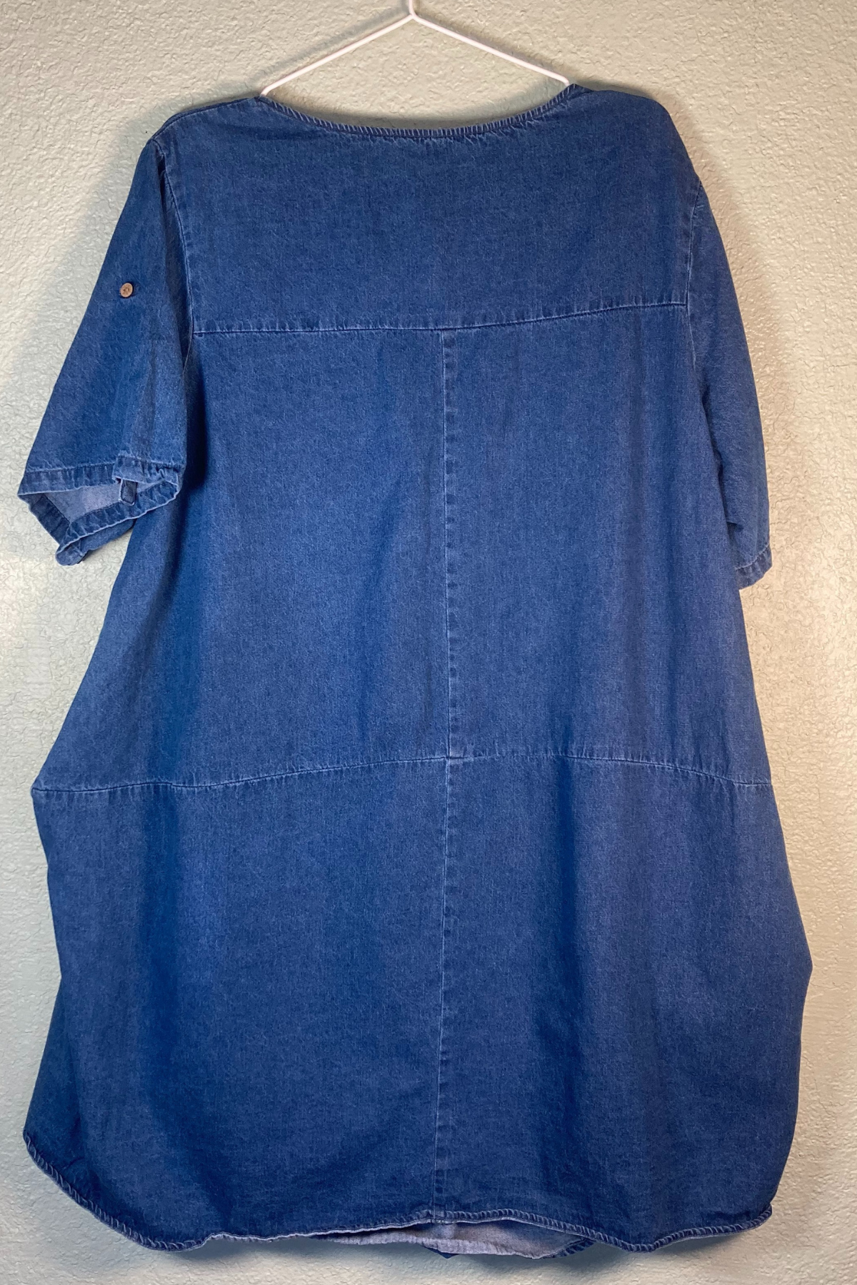 Thrifted Denim Dress - Size Large