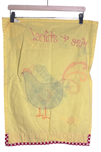 Vintage Rise & Shine Kitchen Towel