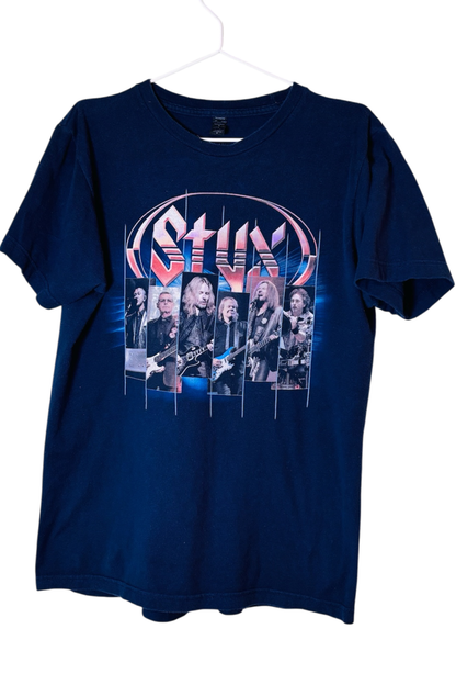 Thrifted Styx Band T-Shirt - Size Medium
