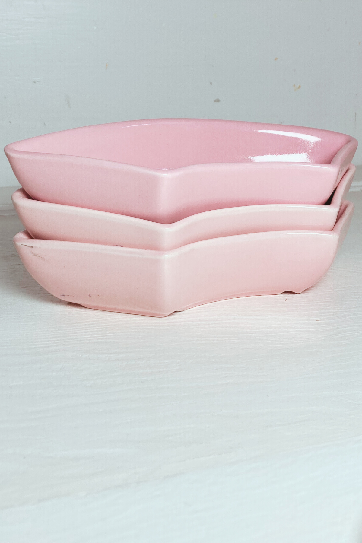 Vintage Pink Miramar of California Pottery - 3 piece set