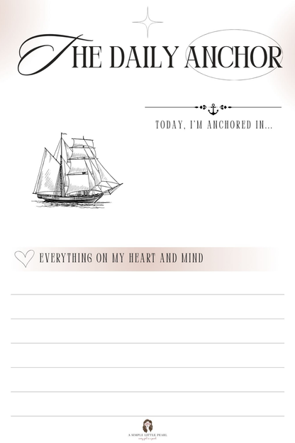 The Daily Anchor Planner - 8.5 x 11