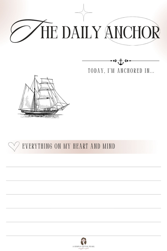 The Daily Anchor Planner - 8.5 x 11