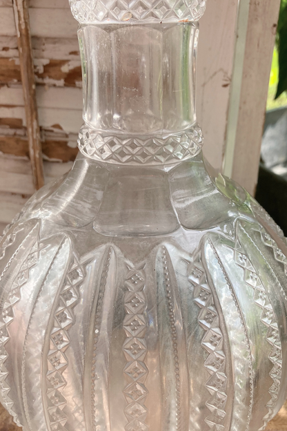 Antique Duncan & Miller Mardi Gras Decanter