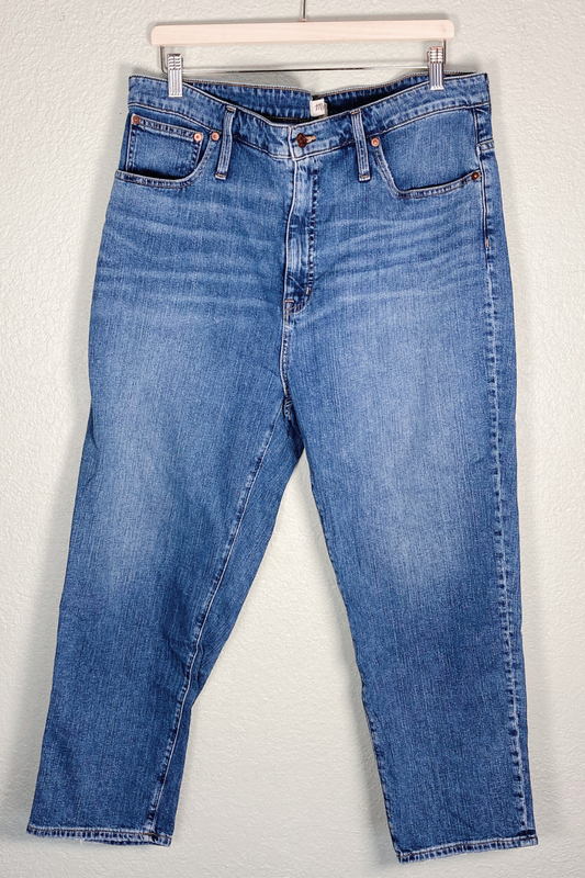 Thrifted Madewell Classic Straight Jean - Size 34