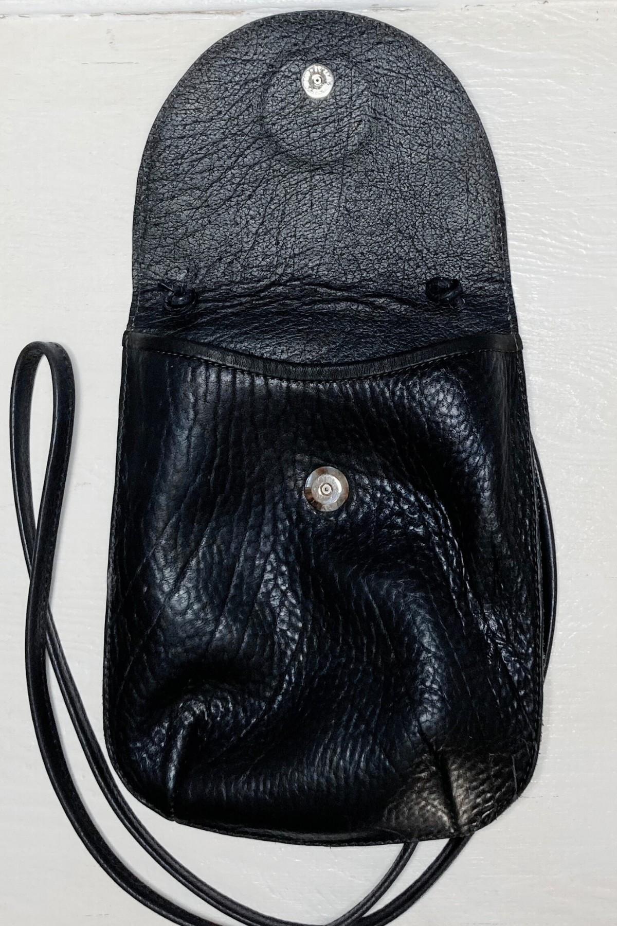 Thrifted Romag Saddlebag Leather Crossbody Purse