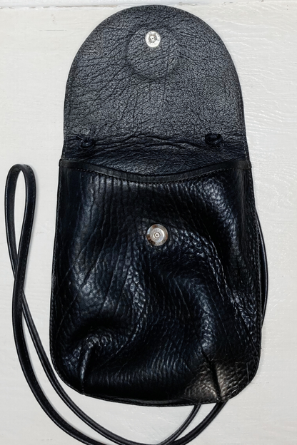 Thrifted Romag Saddlebag Leather Crossbody Purse