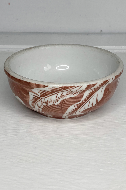 Vintage Wallace China Bowl - Shadowleaf Design